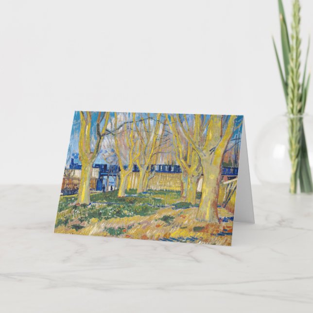 Vincent van Gogh - Blue Tåg Kort (Framsida)