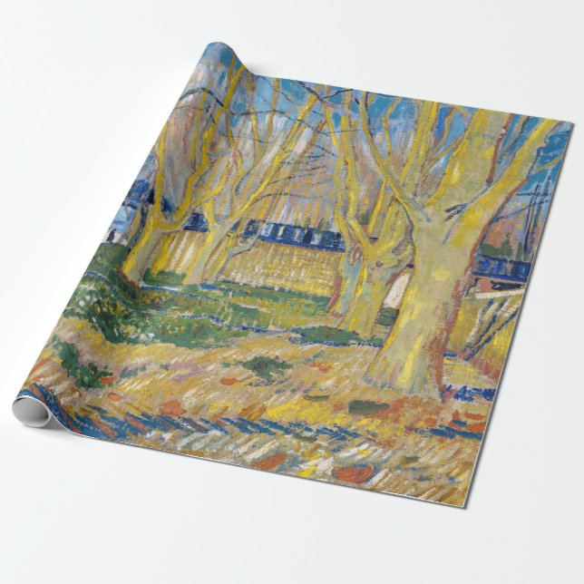 Vincent van Gogh - Blue Tåg Presentpapper (Utrullad)