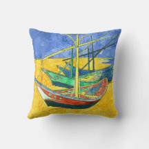 Vincent van Gogh Boats vid Saintes-Marie vattencol
