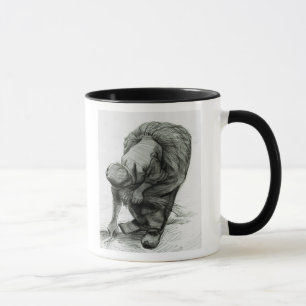 Vincent Van Gogh bondaktig kvinna som plocka ax, Mugg