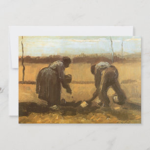Vincent van Gogh - Bönder planterar potatis