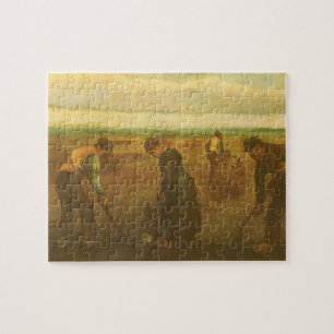 Vincent van Gogh - Bönder planterar potatis  Pussel