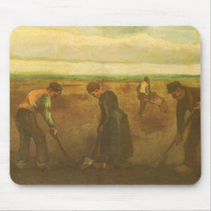 Vincent van Gogh - Bönder som planterar potatis Musmatta
