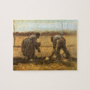Vincent van Gogh - Bönder som planterar potatis Pussel
