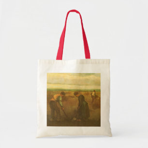 Vincent van Gogh - Bönder som planterar potatis Tygkasse