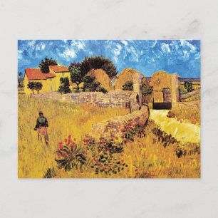 Vincent Van Gogh - Bondgård i Provence Finkonst Vykort