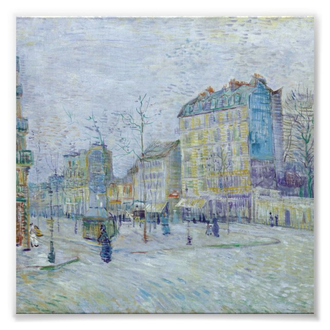 Vincent Van Gogh - Boulevard de Clichy Fototryck (Framsidan)
