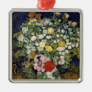 Vincent van Gogh - Bouquet of Flowers i Vas Julgransprydnad Metall