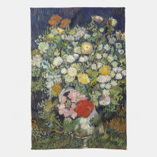 Vincent van Gogh - Bouquet of Flowers i Vas Kökshandduk
