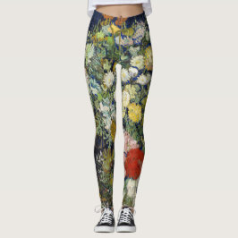 Vincent van Gogh - Bouquet of Flowers i Vas Leggings