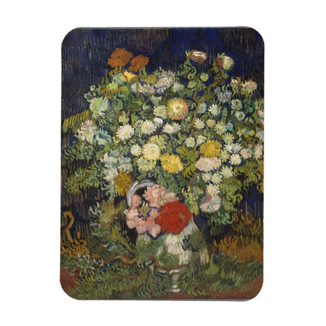 Vincent van Gogh Bouquet of Flowers i Vas Magnet (Vertikal)