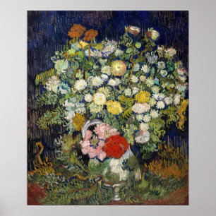 Vincent van Gogh - Bouquet of Flowers i Vas Poster