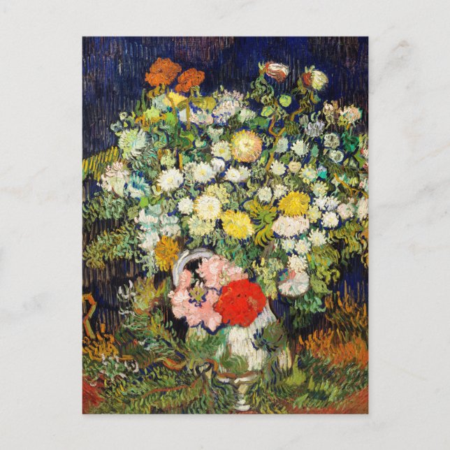 Vincent van Gogh Bouquet of Flowers Painting Vykort (Framsida)