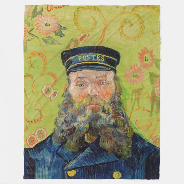 Vincent Van Gogh - brevbärare Joseph Roulin Fleecefilt (Framsidan)