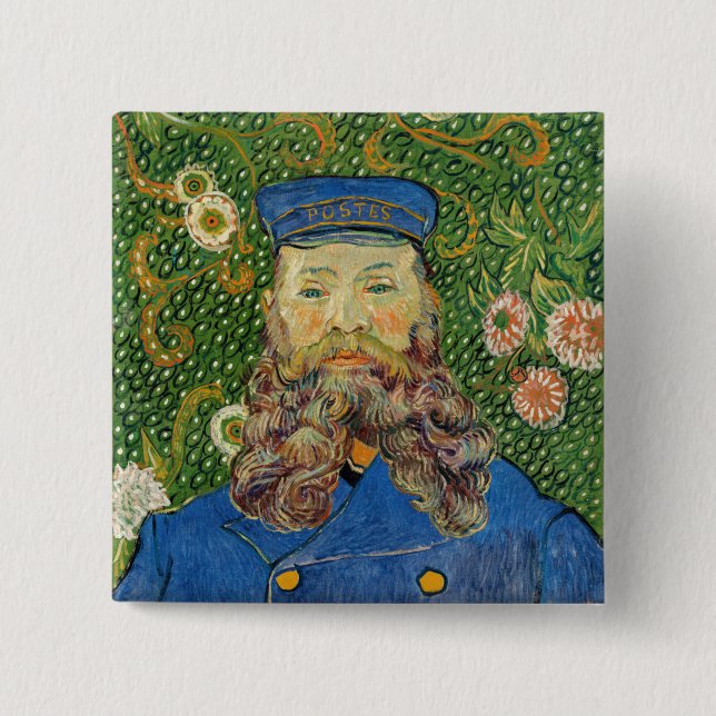 Vincent Van Gogh - Brevbärare Joseph Roulin Knapp (Framsida)