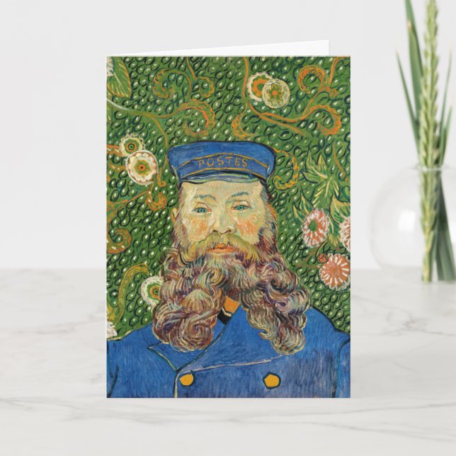 Vincent Van Gogh - Brevbärare Joseph Roulin Kort (Framsida)