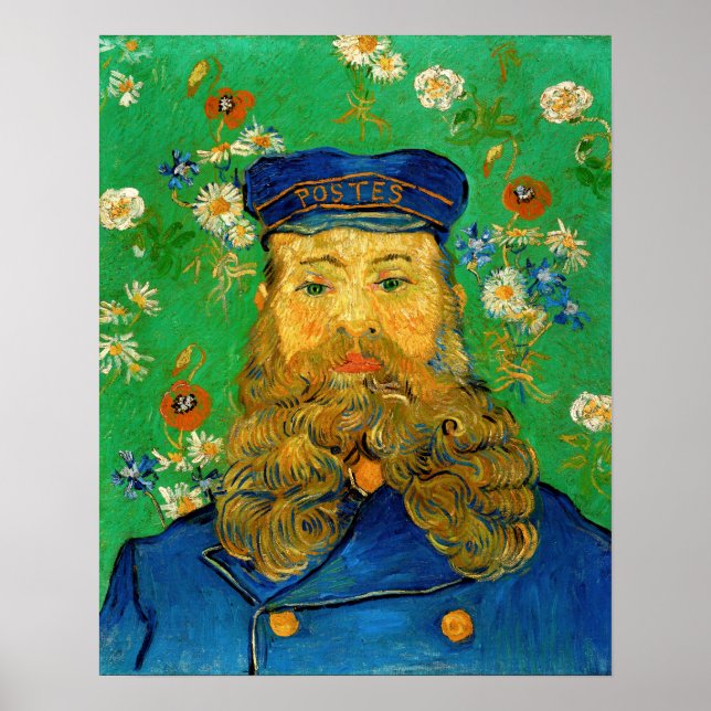 Vincent Van Gogh - Brevbäraren Joseph Roulin Poster (Framsidan)