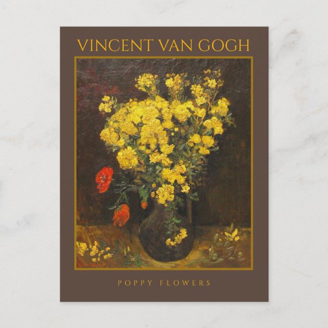VINCENT VAN GOGH ... BREVKORT VYKORT (Framsida)
