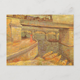Vincent van Gogh Bridges på andra sidan havet Vykort