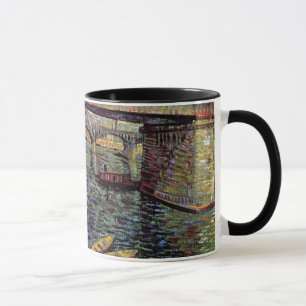 Vincent Van Gogh - Broar över Seine Mugg