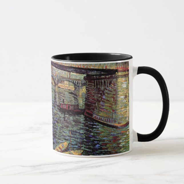 Vincent Van Gogh - Broar över Seine Mugg (Höger)