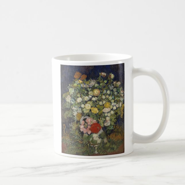 Vincent Van Gogh | bukett av blommor i en vas Kaffemugg (Höger)