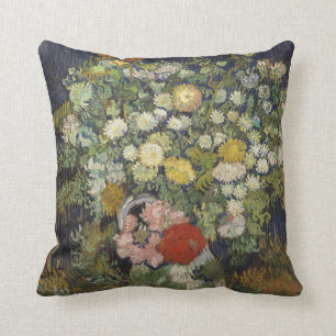 Vincent Van Gogh bukett av blommor i en vas Kudde