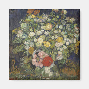 Vincent Van Gogh bukett av blommor i en vas Magnet