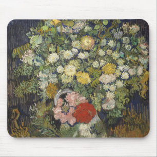 Vincent Van Gogh bukett av blommor i en vas Musmatta