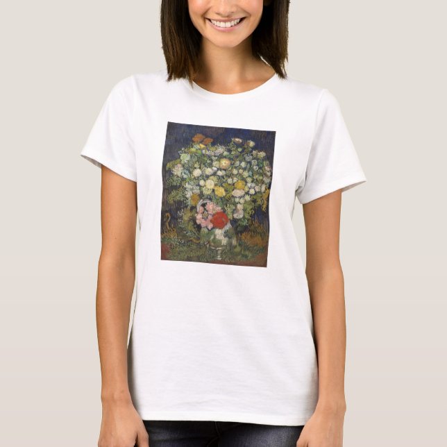 Vincent Van Gogh | bukett av blommor i en vas T Shirt (Framsida)