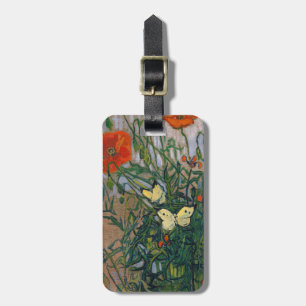 Vincent van Gogh - Butterflies och Poppies Bagagebricka