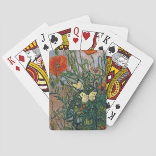 Vincent van Gogh - Butterflies och Poppies Casinokort