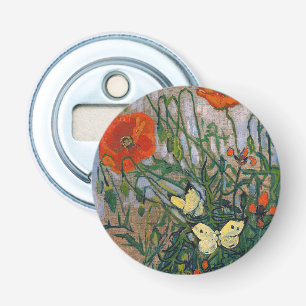Vincent van Gogh - Butterflies och Poppies Flasköppnare