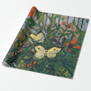 Vincent van Gogh - Butterflies och Poppies Presentpapper
