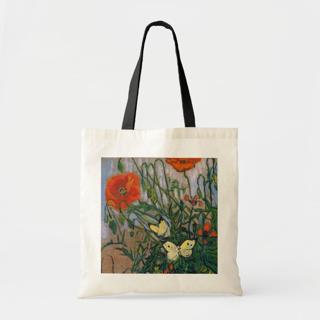 Vincent van Gogh - Butterflies och Poppies Tygkasse (Framsidan)