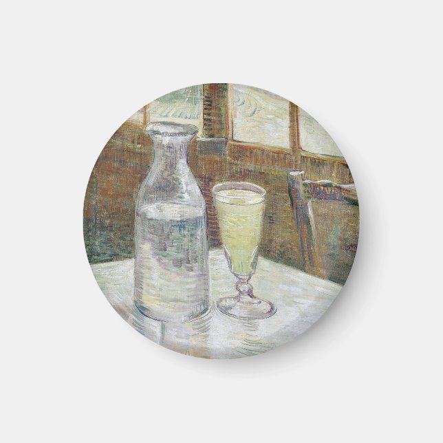 Vincent Van Gogh Cafe Bord med Absinthe Magnet (Framsidan)