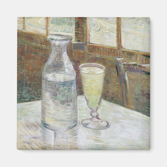Vincent Van Gogh Cafe Bord med Absinthe Magnet (Framsidan)