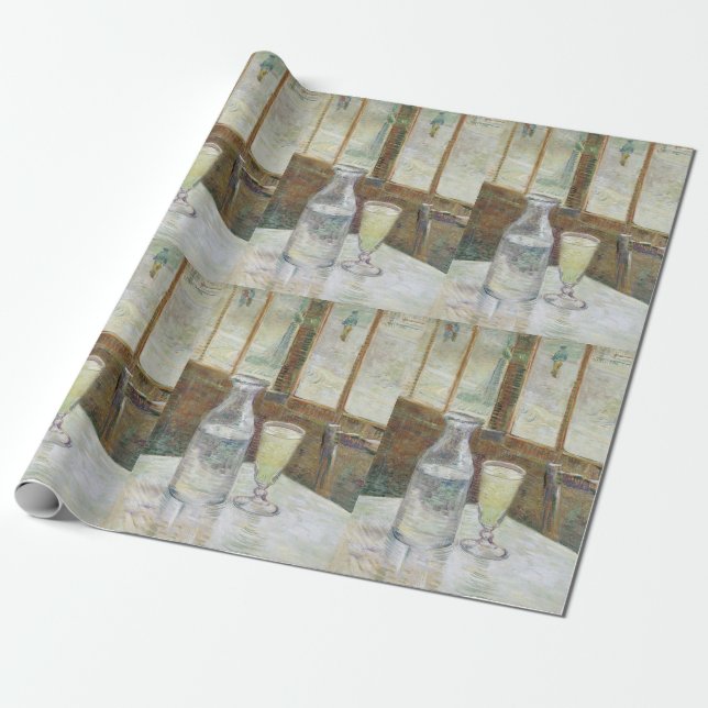 Vincent Van Gogh Cafe Bord med Absinthe Presentpapper (Utrullad)