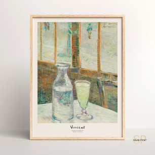 Vincent van Gogh Cafe Bord with Absinthe Fine Art Poster