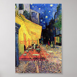 Vincent van Gogh - Café Terrace at Night Print Poster