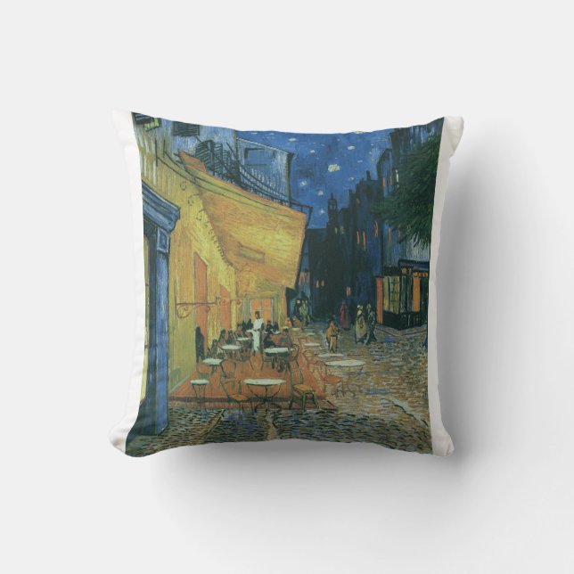 Vincent Van Gogh - Cafe Terrace i natt Kudde (Framsida)