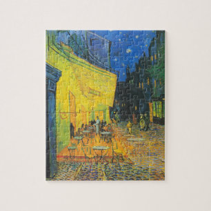 Vincent Van Gogh Cafe Terrace i natt Pussel