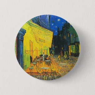Vincent Van Gogh Cafe Terrace i nattkonst Knapp