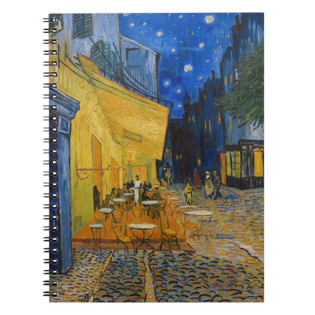 Vincent van Gogh - Cafe Terrace på natten Anteckningsbok (Framsidan)