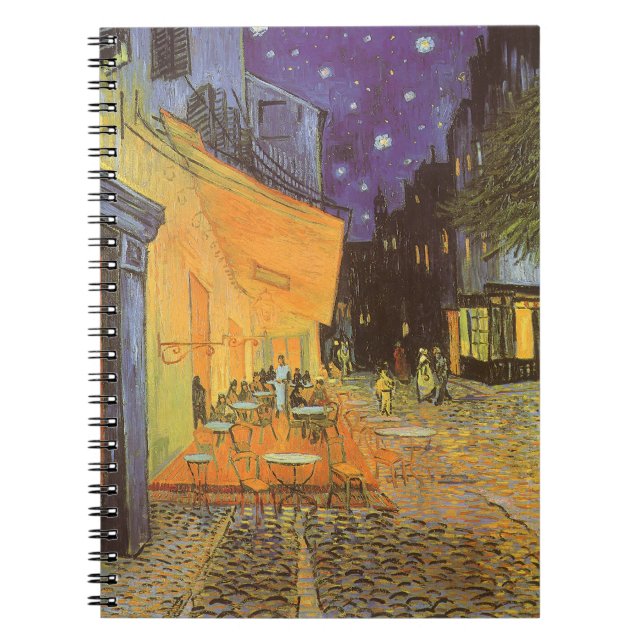 Vincent van Gogh - Cafe Terrace på natten Anteckningsbok (Framsidan)