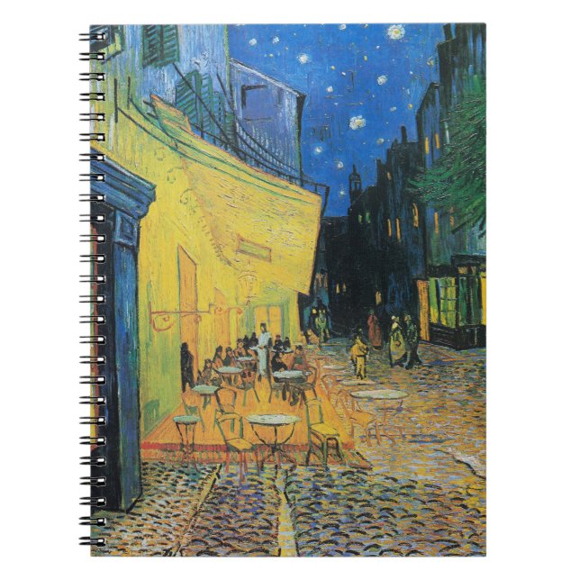 Vincent van Gogh Café Terrace på natten Anteckningsbok (Framsidan)