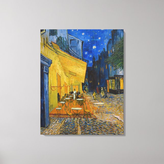 Vincent van Gogh - Cafe Terrace på natten Canvastryck (Framsida)