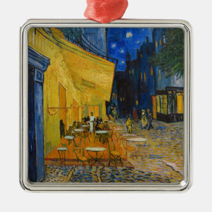 Vincent van Gogh - Cafe Terrace på natten Julgransprydnad Metall