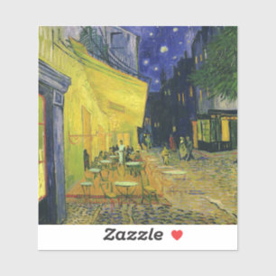 Vincent van Gogh - Cafe Terrace på natten Klistermärken