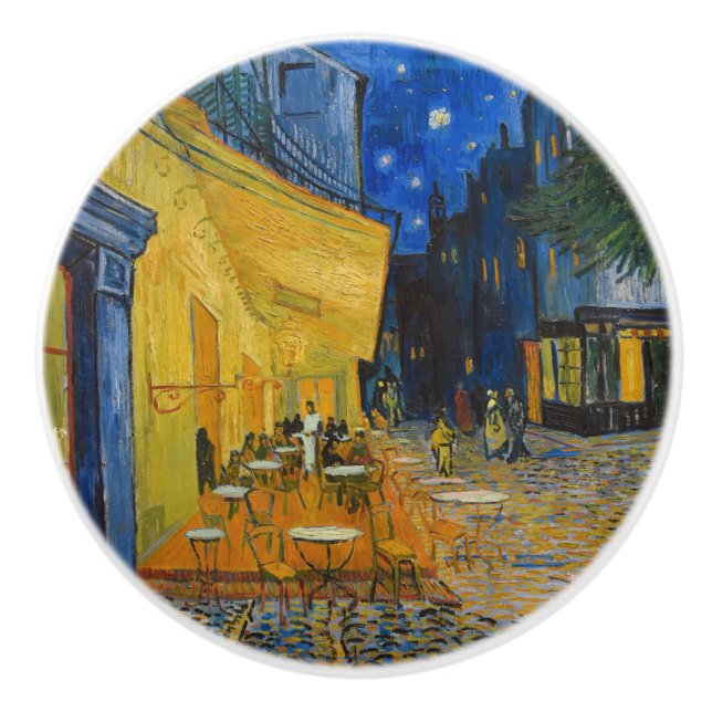 Vincent van Gogh - Cafe Terrace på natten Knopp (Framsidan)